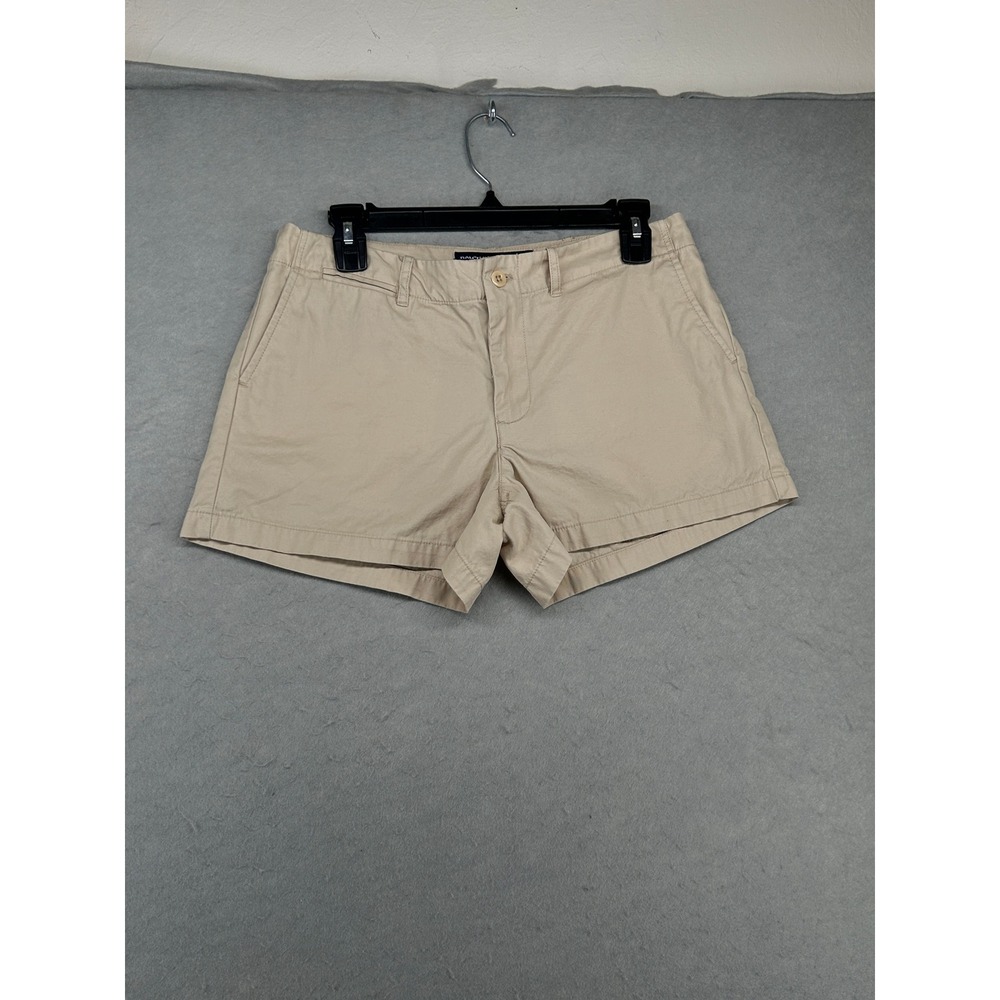 Ralph Lauren Sport Tan Khaki Chino Shorts Womens 6 Cotton Preppy Casual